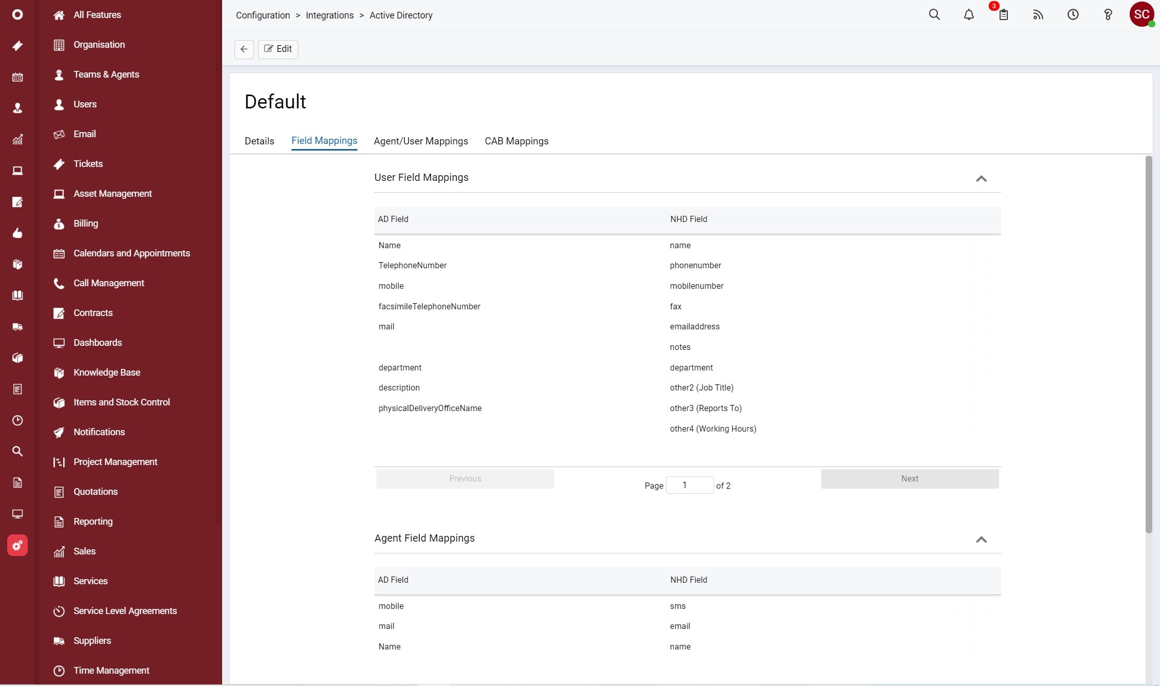 Integrate Active Directory with PSA software 