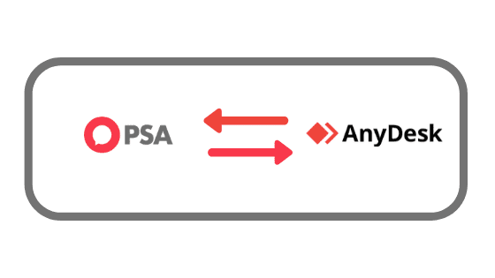 Integrate AnyDesk with PSA software