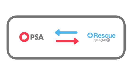 Integrate LogMeIn Rescue with PSA software